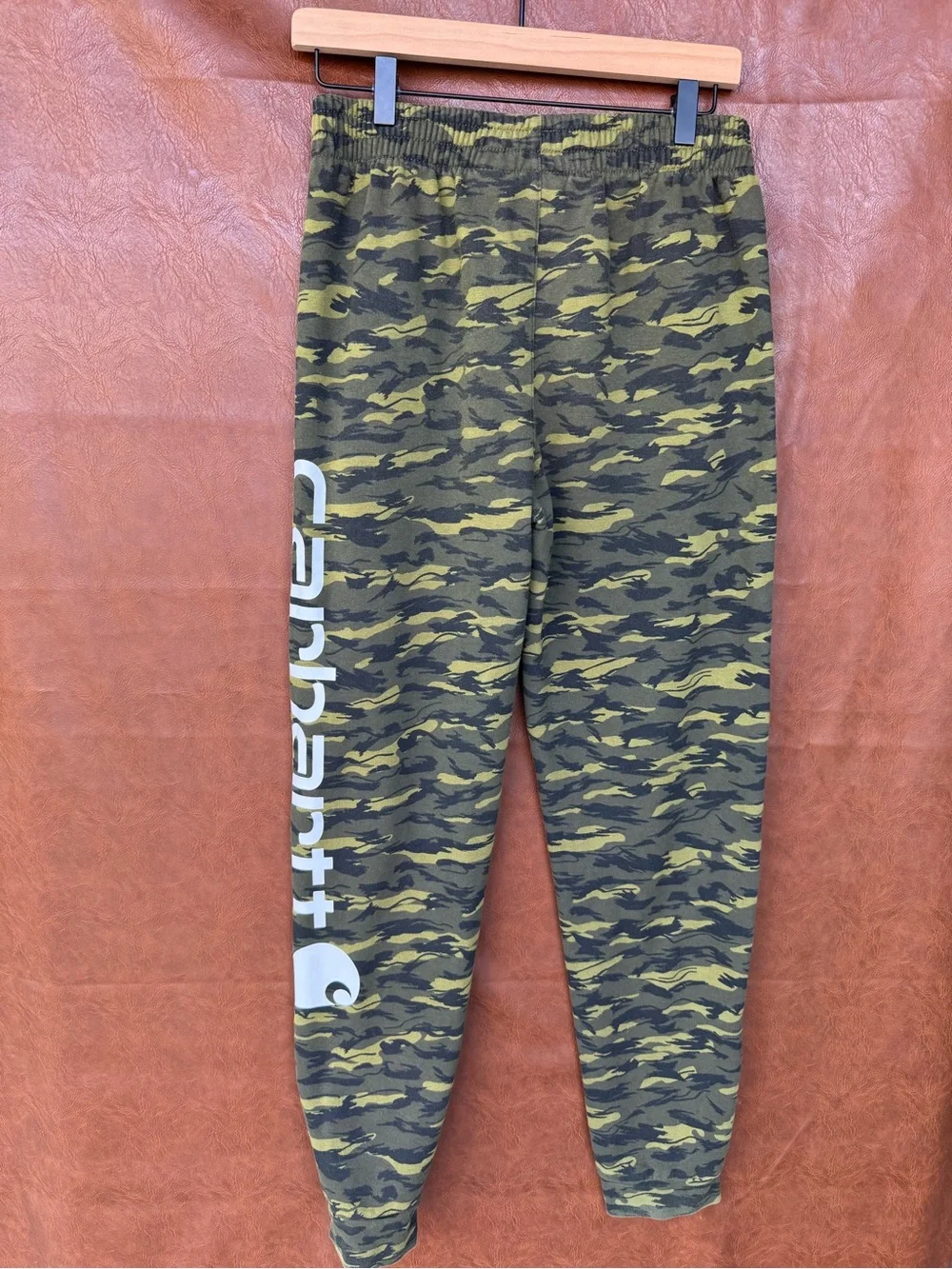Carhartt Boys XL 18/20 Camo Sweatpants Fleece Jogger Pants Logo